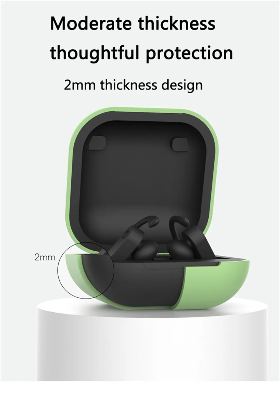 OTTWN беспроводной Bluetooth чехол для гарнитуры для Apple Beats Powerbeats Pro Мягкий силиконовый чехол для iphone защитный чехол для гарнитуры