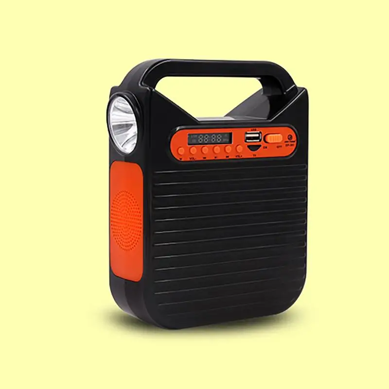 25W Home System Solar Power Panel Generator Kit with FM Radio 3 LED Bulbs Light USB Charger Portable Outdoor Emergency Lighting solar panel portable power station