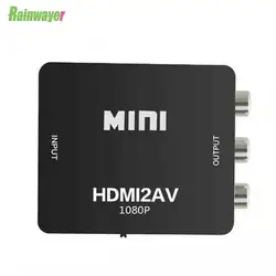 HDMI к VGA к RCA AV HD 1080P видео композитный адаптер конвертер с аудио кабелем HDMI2AV CVBS Аудио к ПК HDTV Поддержка NTSC PAL