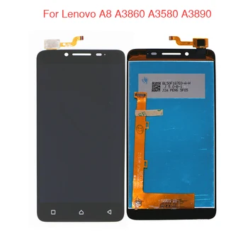 

For Lenovo A8 A3860 A3580 A3890 LCD Display Touch Screen Digitizer Assembly Replacement Phone Parts