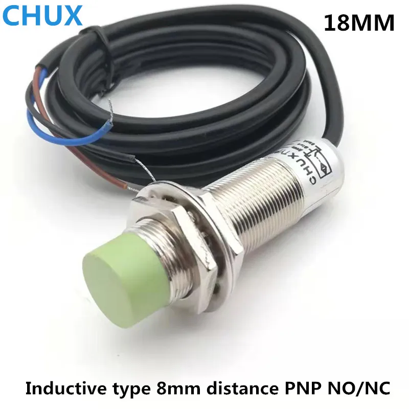 Индуктивный датчик приближения PNP M18 NO NC 6 36V IM18 8 DPA DPB DC мм расстояния движения|switch
