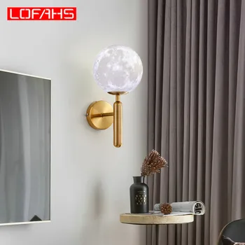 

LOFAHS Indoor Wall Lamp Living Room Decoration Wall Light Home Lighting Fixture Copper/ Black Loft Stair Light LED source