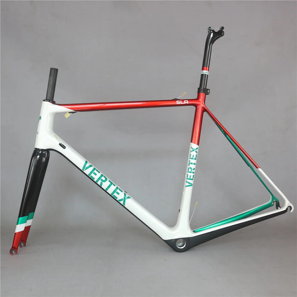 Clearance Toray carbon fiber T1000 BSA road bicycle frame BB30 customized paint  normal brakes frame FM066 0