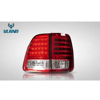 

VLAND factory for car tail light for LAND CRUSIER LED taillight 2000 2004 2007 with turn signal+reverse +DRL+brake