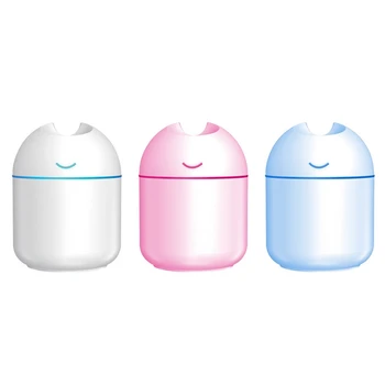 

150ML Air Humidifier USB Sprayer with LED Night Light, Portable Aroma Oil Diffuser for Car Household Humidifier