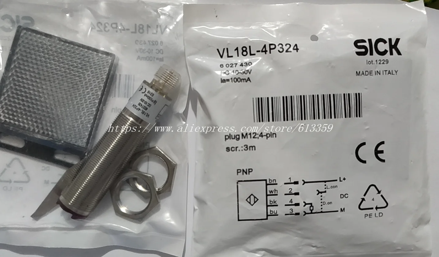 VL18L-4P324 VL18L-4N324 фотоэлектрический переключатель Датчик Sick новый
