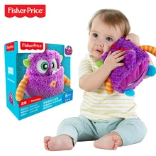 Fisher Price оригинальная детская музыкальная шкатулка, игрушки для детей 0-12 месяцев, хихиканье, рычание, монстр, Обучающие сенсорные игрушки для младенцев, Brinquedos