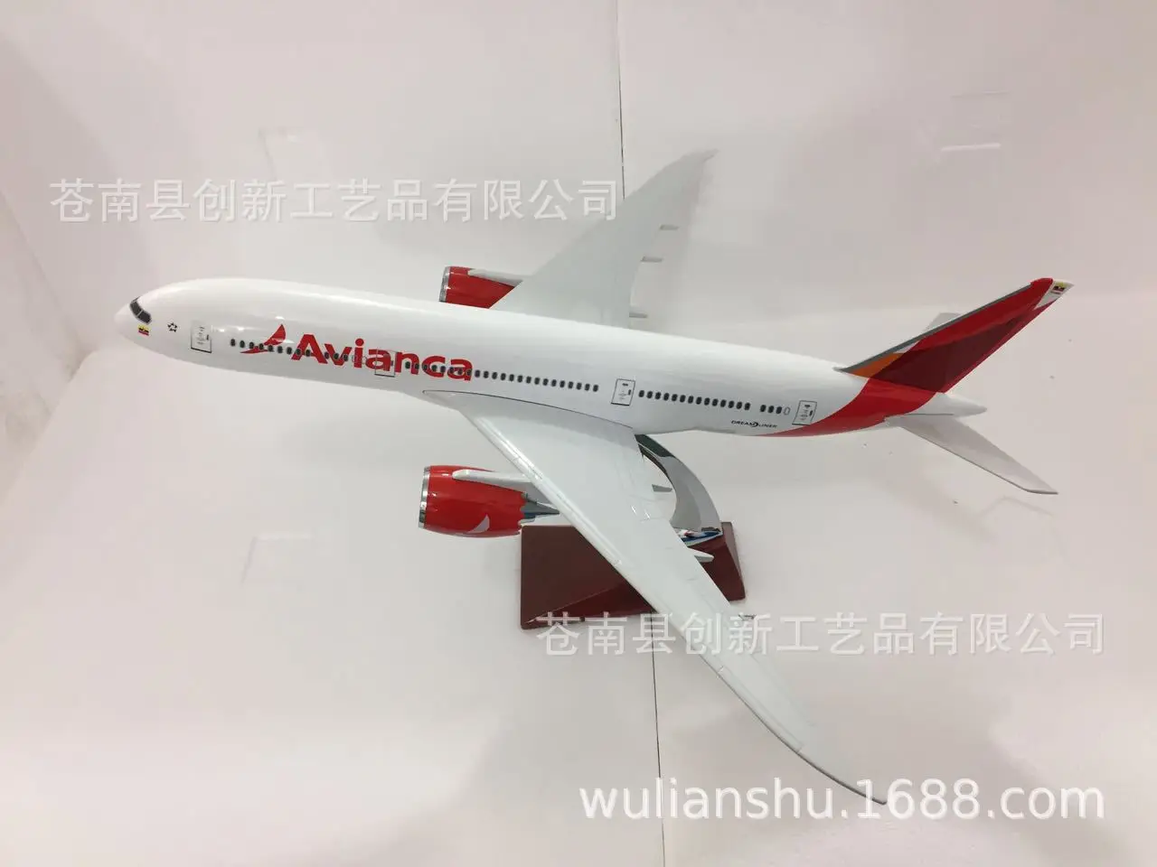 

43cm Resin 787 Kenya Simulation Aircraft Model Plane Models Aircraft Toys With Landing Gear Kids Gifts Collection