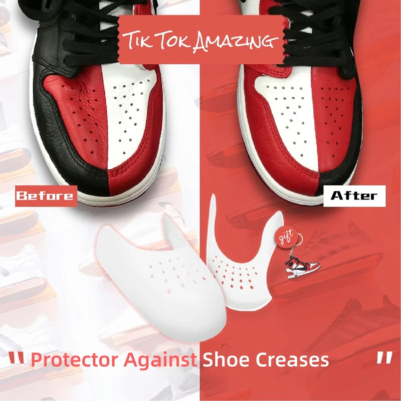 Sneaker Shields AJ Curry Kobe LBJ KD протектор против обуви Creases Toebox Crease предотвращают мужчин 7,5-13 женщин 5-9
