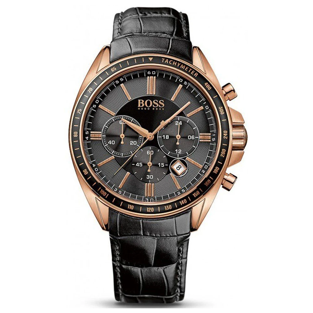 

BOSS Germany watches men luxury brand Nurburgring multi-function Chronograph bracelet racing watch Leather belt manner sehen