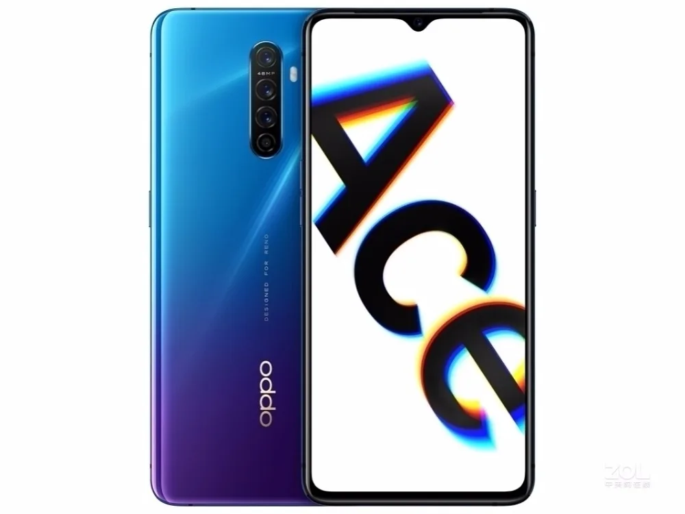 DHL Быстрая сотовый телефон Oppo Reno Ace Snapdragon 855 Plus Android 9,0 6," 90 Гц 12 Гб ОЗУ 128 Гб ПЗУ МП 65 Вт Super VOOC