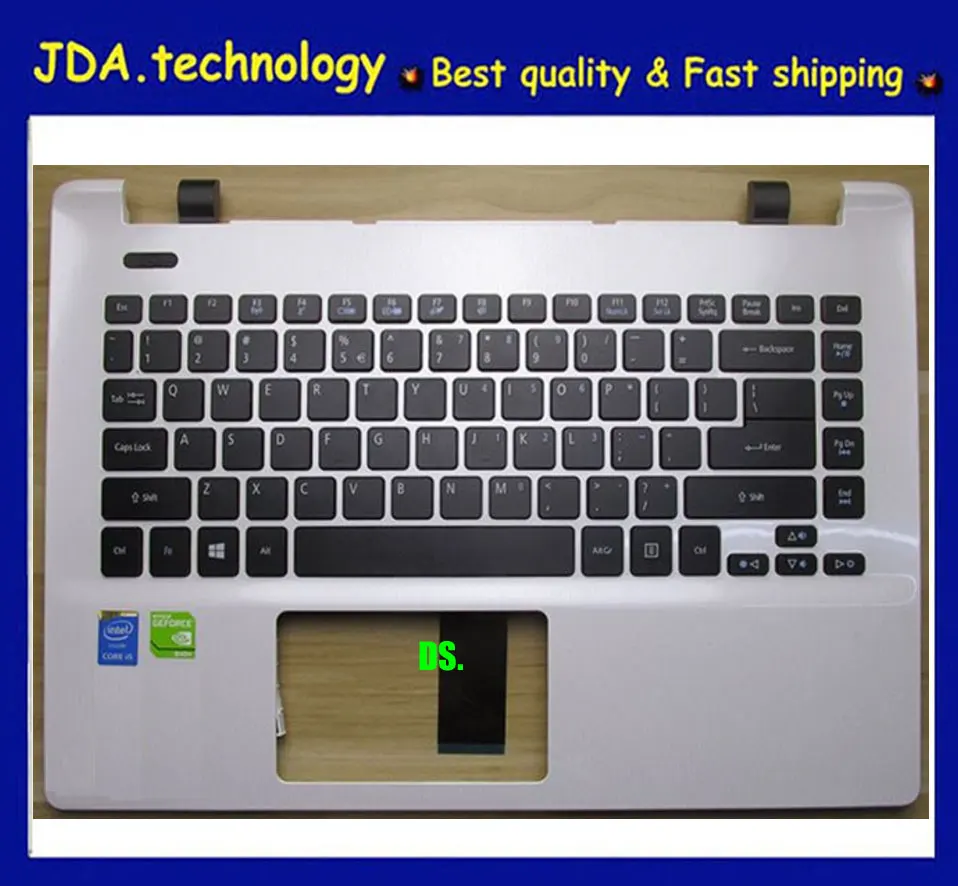 Wellendorff 95% /орг верхняя оболочка для ноутбука ACER ASPIRE E14 E5-471G E5-421G E5-411 E5-472G Упор для рук США клавиатура верхняя крышка, белый