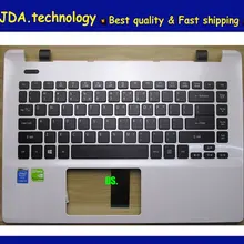 Wellendorff 95% /орг верхняя оболочка для ноутбука ACER ASPIRE E14 E5-471G E5-421G E5-411 E5-472G Упор для рук США клавиатура верхняя крышка, белый