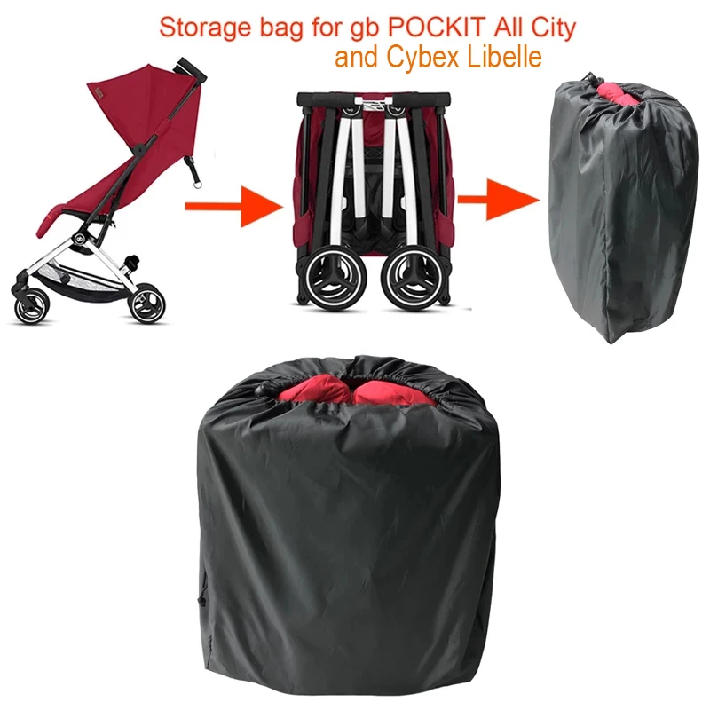 Baby Stroller Accessories Storage Bag Travel Bag Backpack Bag for GB Pockit+ Goodbaby Pockit Plus & for All City baby trend jogging stroller accessories