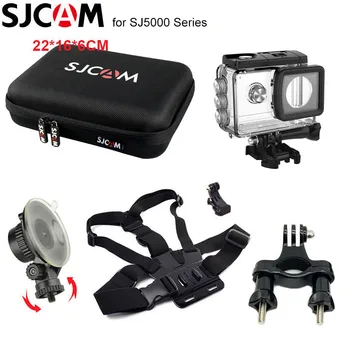 

SJCAM SJ5000 Accessories Waterproof Housing Case for SJ5000X Storage bag Mount Suction Cup Holder for SJ5000 WiFi Action Camera