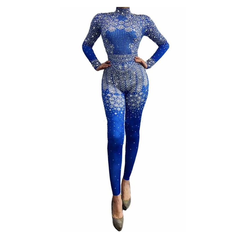 

Rhinestone Fringed Fashion Jumpsuit Women