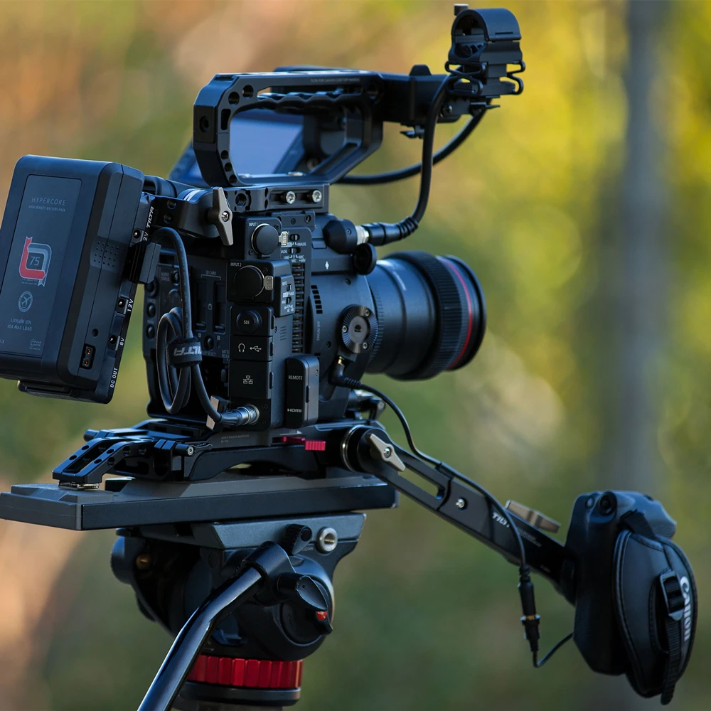 Tilta ES T26 A Rig Kit для CANON C200 Camera Quick Release Baseplate Extension arm V lock или Anton Mount Plate|Аксессуары