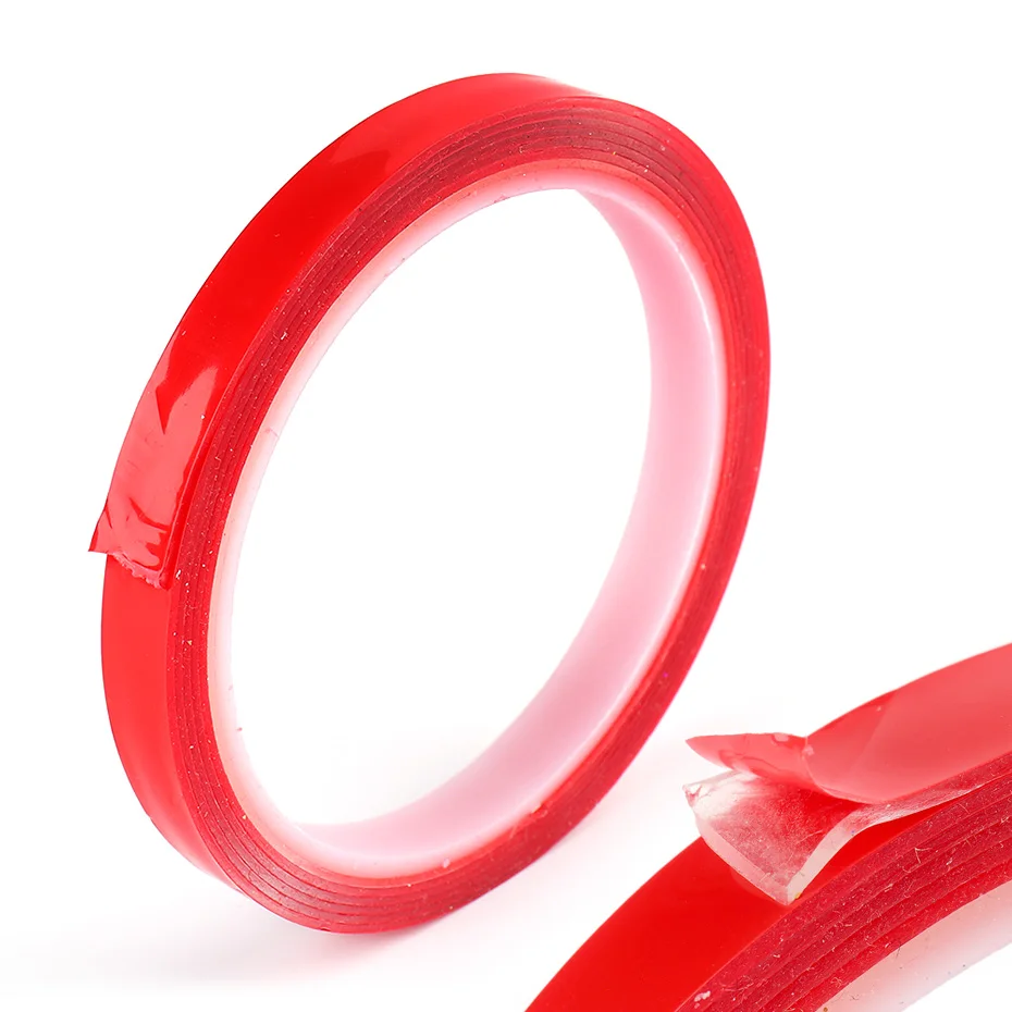 Clear False Nails Tips Display Stand Holder Gel Polish Showing Shelf Double-Side Adhesive Tapes Stickers Manicure 4
