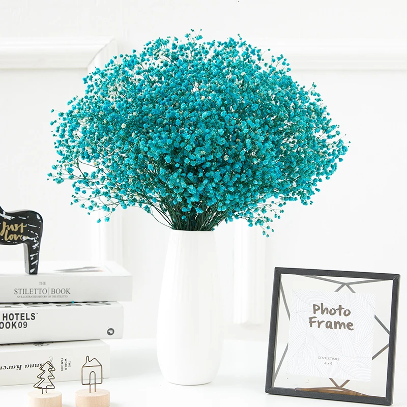A Bedroom Really Flower Bouquet Belt Vase Decorate Ornament Dry Flower Arrangement Home Furnishing A Decoration - Цвет: Бежевый