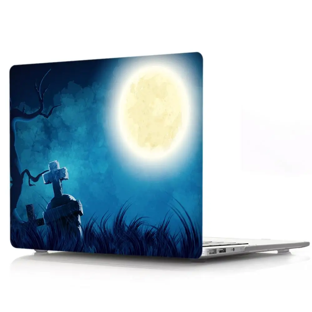 3D чехол для ноутбука на Хэллоуин для MacBook Air 13 Pro retina 11 12 13 13,3 15, для Macbook New Pro 13 15 Touch Bar чехол для клавиатуры