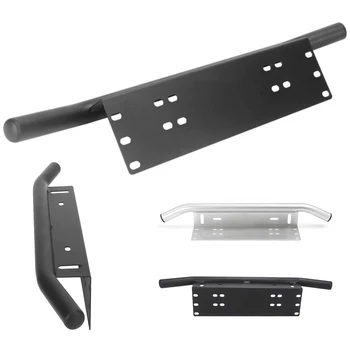 

Front Bumper Bull Bar License Plate Mounting Bracket LED Light Bar Holder Front Bumper Bull Bar Style Front Bumper License