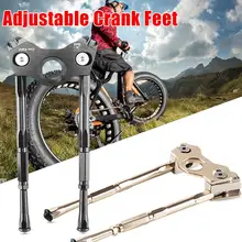 

Adjustable Crank Stand Pedal Kickstand Mountain Road Bike Kickstand Parking Rack MTB Mountain Bike Support Stand Foot Brace