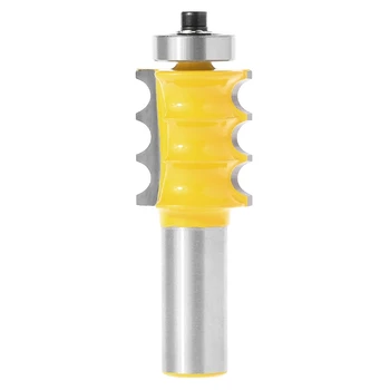 

Large Triple Bead Column/Face Molding Router Bit -1/2" Shank For Woodworking