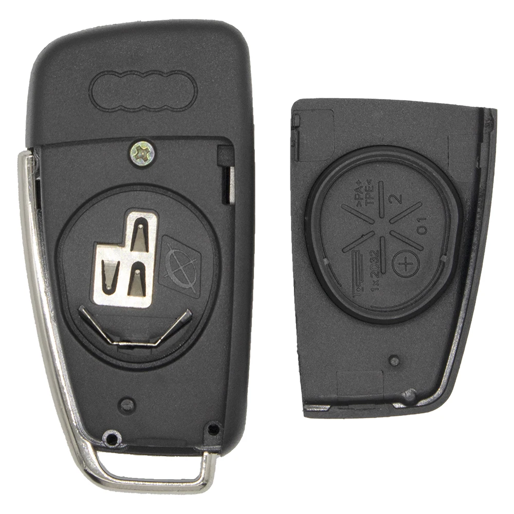 WhatsKey 3 кнопки умный дистанционный ключ 315 МГц ID48 чип Подходит для Audi A6L A3 8E0837220R 2006-2013 Складной флип Автомобильный Дистанционный ключ