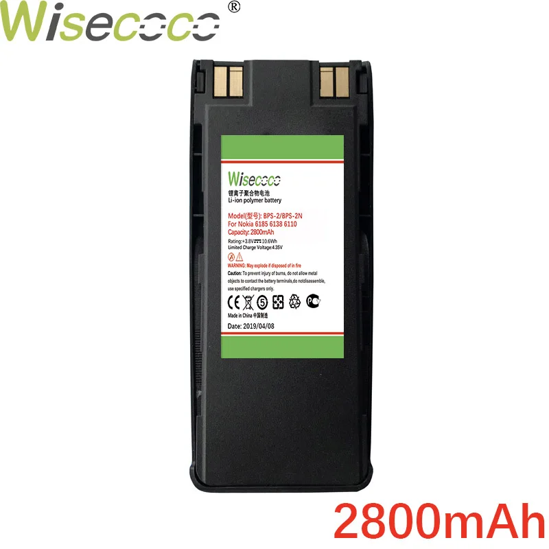 WISECOCO 2800 мАч BPS-2 BPS-2N Батарея для NOKIA 6310I 6310 6210 6160 7110 6150 5185 6185 6138 5180 5170 5160 5150 5125 6110