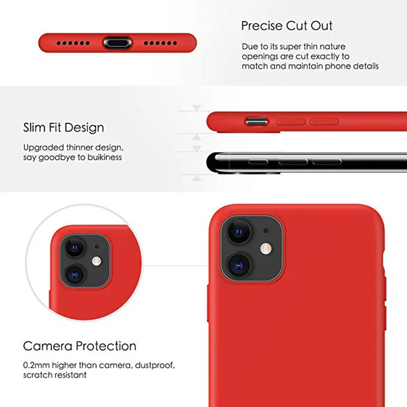 Роскошный силиконовый чехол для телефона для iphone 11 Pro Max для Apple, чехол для iphone Xs Max Xr X 7 8 6 6s Plus, без логотипа, чехол s