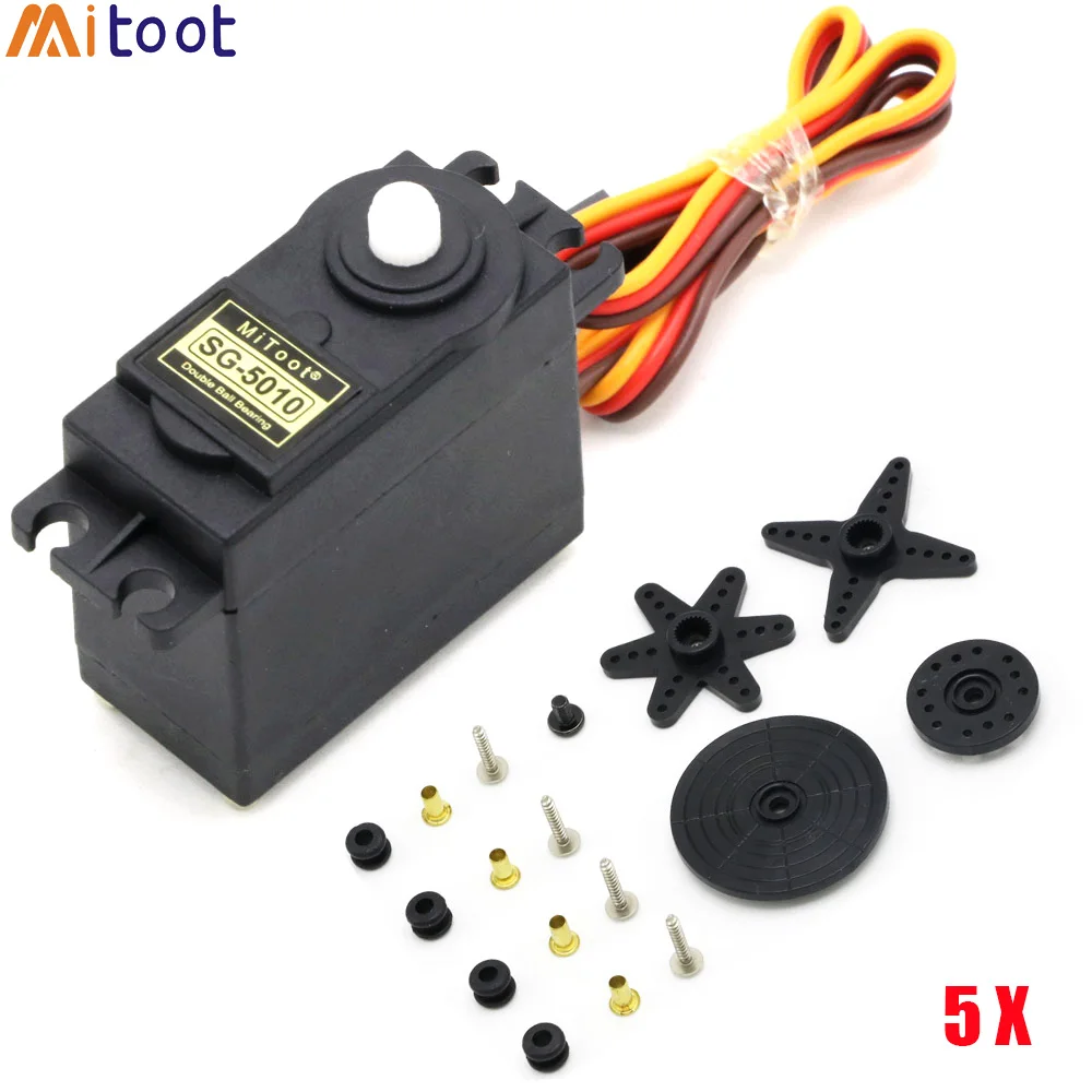5 компл./лот моторов Mitoot с высоким крутящим моментом сервоприводы SG5010