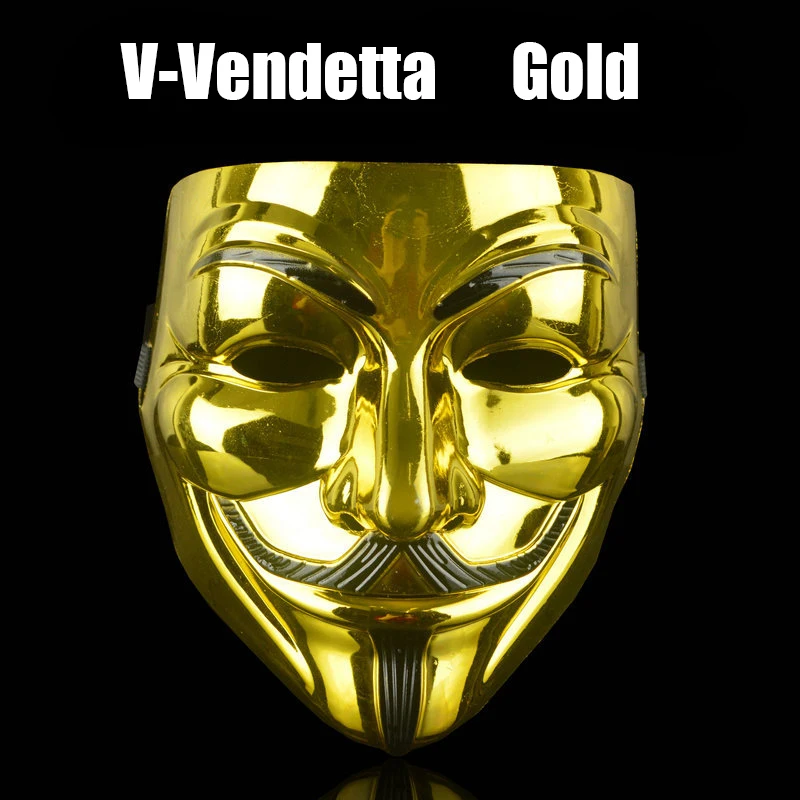 1 шт., Вечерние Маски для лица, V Word Vendetta, маска, Необычные костюмы для взрослых, аксессуары, вечерние маска для косплея на Хэллоуин - Цвет: 6