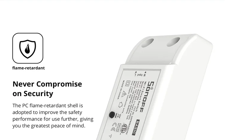 Sonoff-Interruptor Inteligente Sem Fio WiFi, Temporizador ON