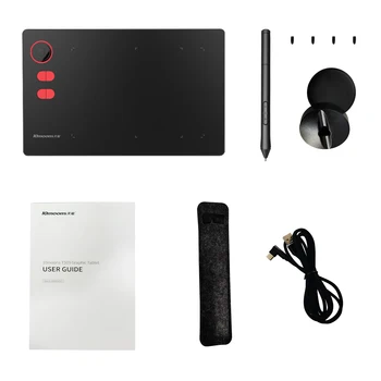 10moons G20 Graphics Drawing Tablet Ultralight Digital Art Creation Sketch 8.4x5.7 Inches for Drawing Designing Teaching Online