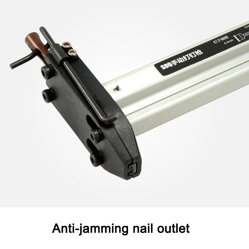 

Manual Steel Nail Tool Nailer Semi Automatic Wire Slot Nailing Machine for Cement Wall MF999