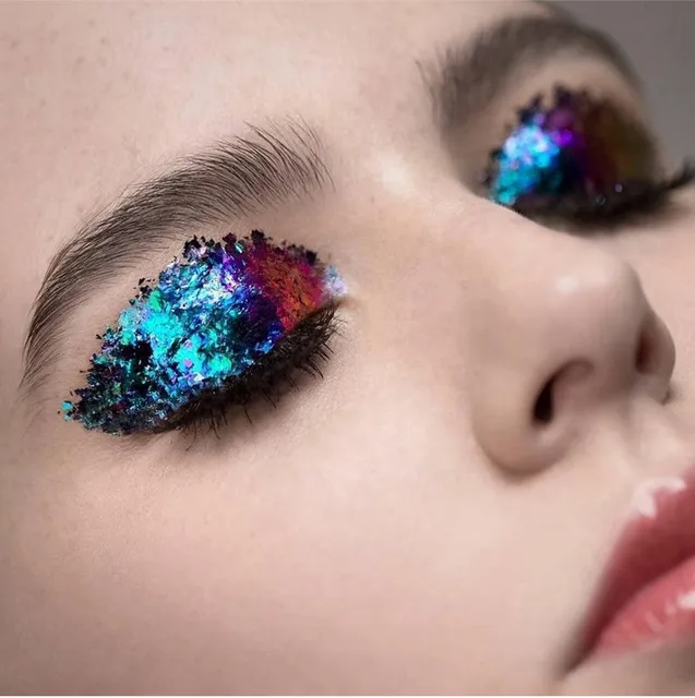 Holographic Chameleon Glitter Eyeshadow – She's A Beat Beauty