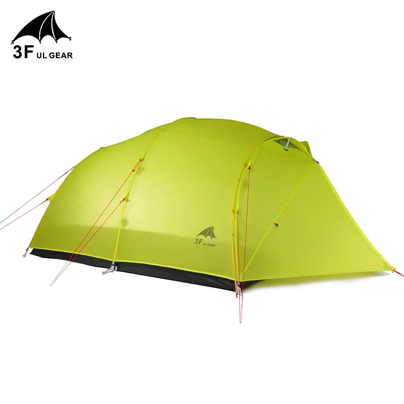 3F UL gear Открытый 4 человек палатка водонепроницаемый портативный большое пространство Семейные палатки 15D/210T 3 сезон 4 сезон Кемпинг Туризм палатка