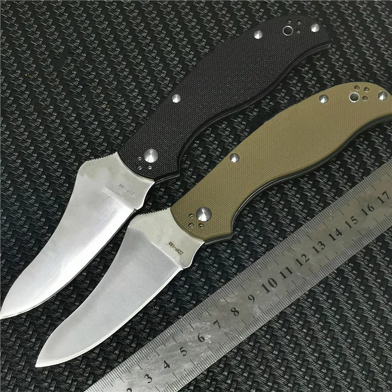 

2019 BF-C90 latest small folding knife sanding C90 ZDP-189 blade Color2 G10 Handle Camping Hunting outdoor tools