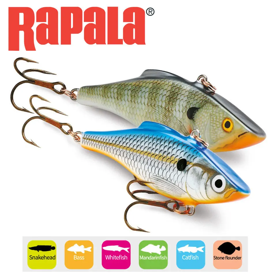 Приманка рыболовная RAPALA VIB искусственная приманка-погремушка VMC с черными