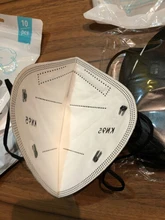 Mascarilla facial higiénica para adultos, máscara KN95 ffp2reutilizable de 5 capas FPP2, CE FFP2 FFP3, color negro