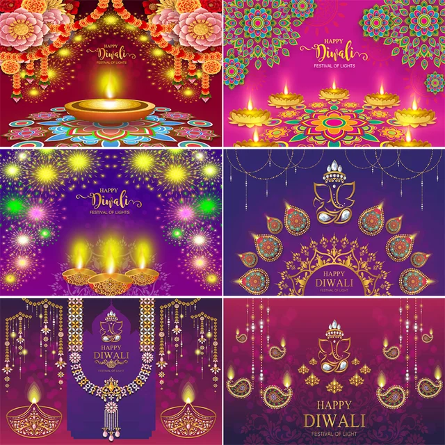 10 LED Diwali Light AUM OM Swastika Lakshmi Ganesha Colored Lights Light  String Indian Deepavali Decoration - AliExpress