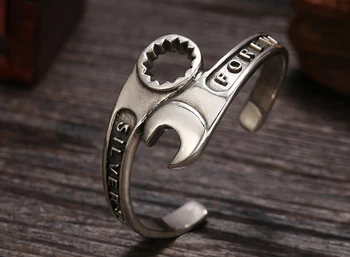 

Wholesale Personalized adjustable wrench tool bracelet--12Pcs/Lot