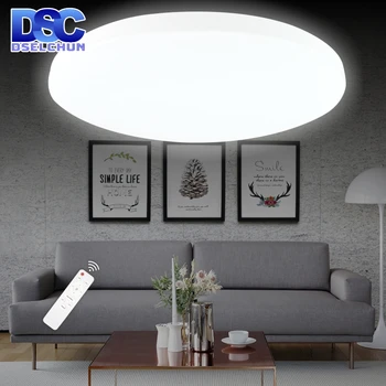 

LED Ceiling Lights 48W 36W 24W 18W 12W 220V Surface Mounted Panel Lamp with Remote Control for Bedroom Kitchen Living Room