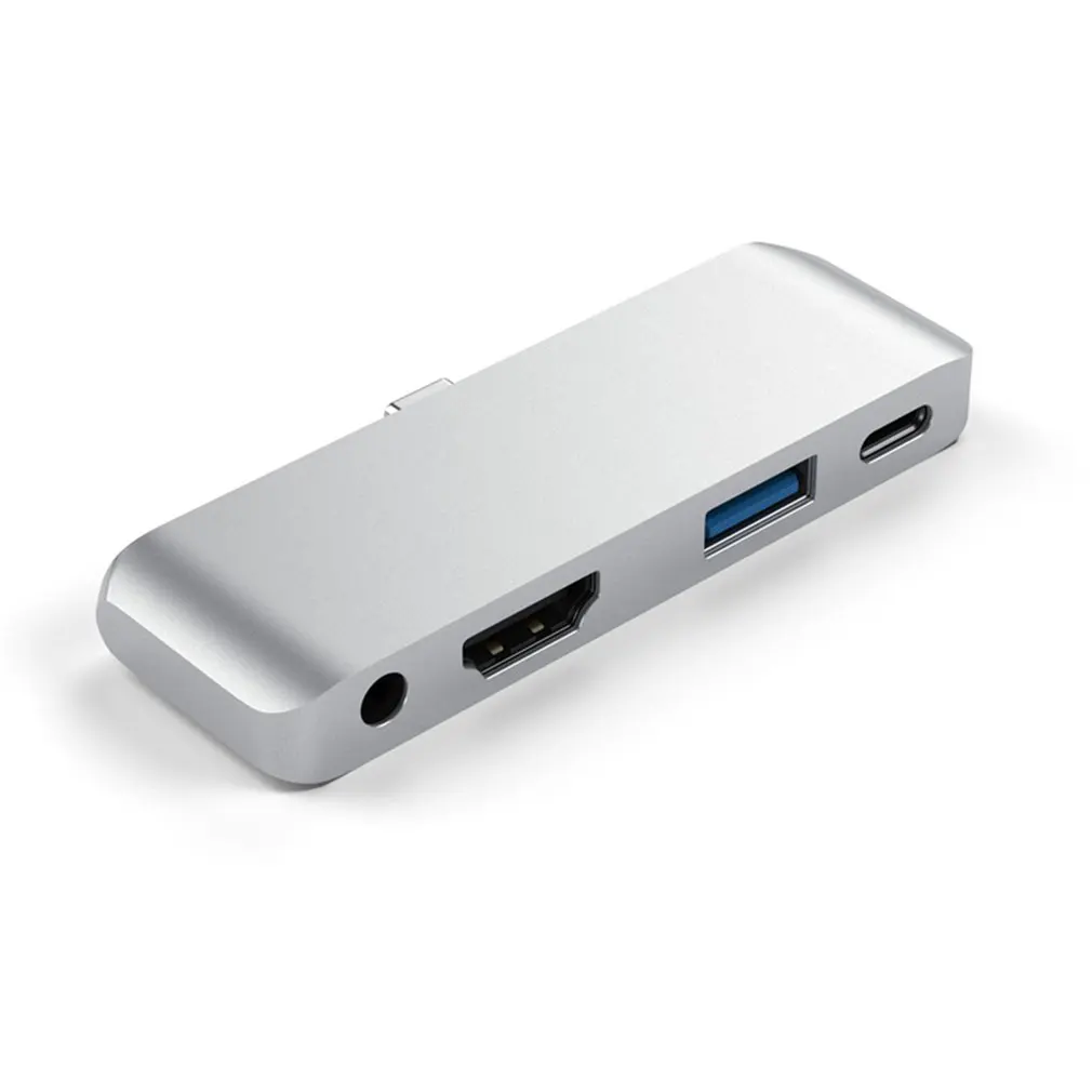 USB C Hub Adapter with USB TYPE C to HDMI Charging 4K USB 3 0 3 5mm Headphones for iPad MacBook Pro for Samsung Extend Dock