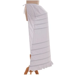White Bustle Petticoat Underskirt  Rococo Victorian Dress Gown Fluffy Slip Crinoline