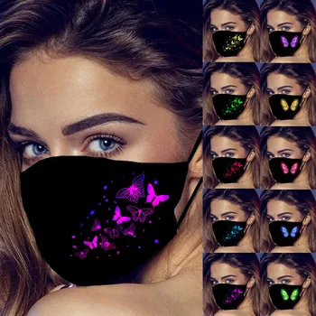 

10pc Mouth Masks for Dust' Protection Anti-Face Mask Washable Earloop Mask Mouth Cover Protective Mouth Caps Outdoor Face Shield