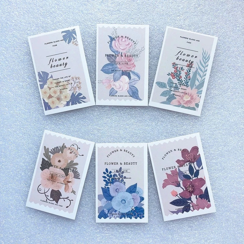 Kawaii Flower and Beauty Lomo Card Mini Postcard Greeting Card Message Gift Stationery 28 Sheets/Set