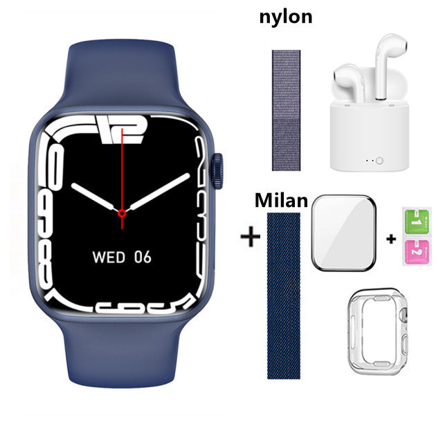 Wholesale Link for W37/W37 Pro Series 7 2021 Smart Watch 7 Bluetooth Call 1.75 Inch Split Screen Smartwatch
