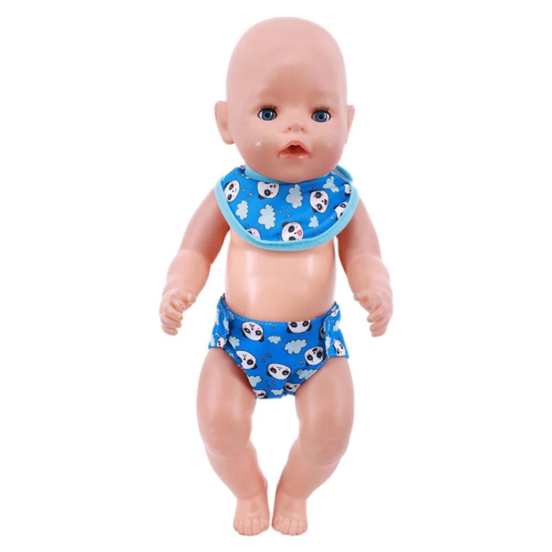 Doll Diapers Underwear Panty Fit 18Inch American43CM Reborn New Born Baby Doll Clothes Accessories Nenuco Ropa Generation Toys 5