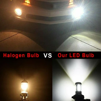 

Headlight Car Fog Lights Replacement 1 Pair 1200LM 2323 LED chip 6000K